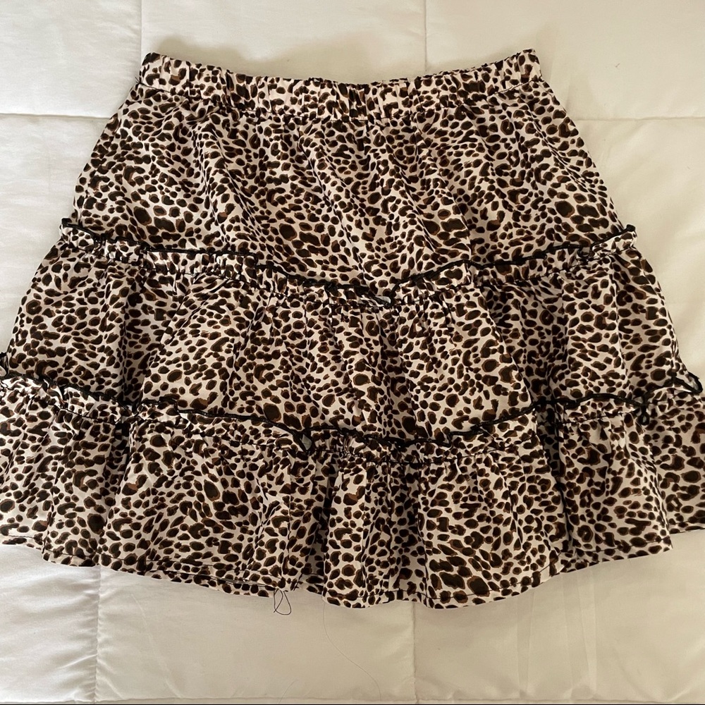 Cheetah skirt